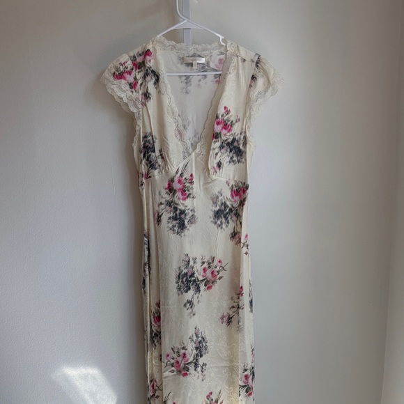 LoveShackFancy Dresses & Skirts - LoveShackFancy Theodore Printed Maxi Dress French Ivory Size 10 New Without Tags